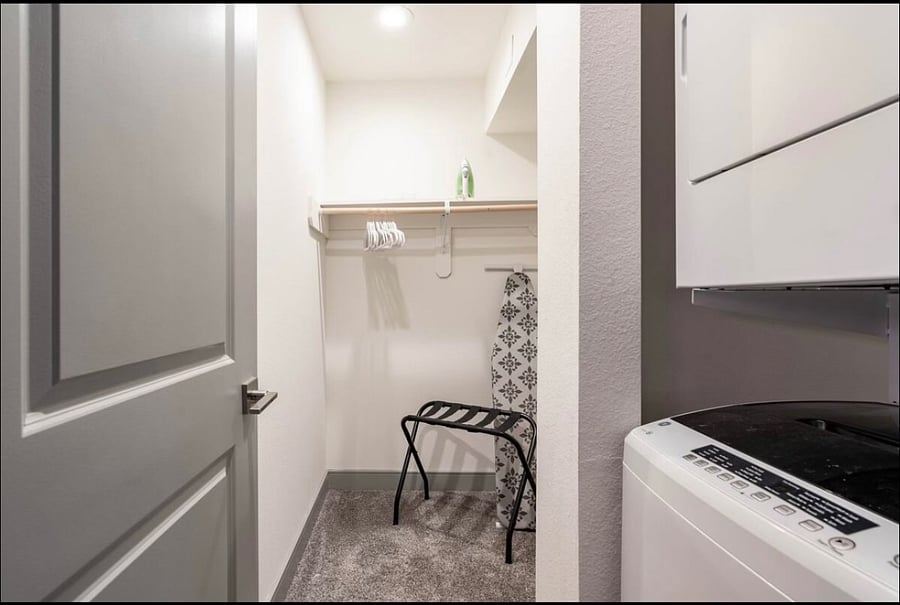 Walk-in Closet & Washer & Dryer Connection.