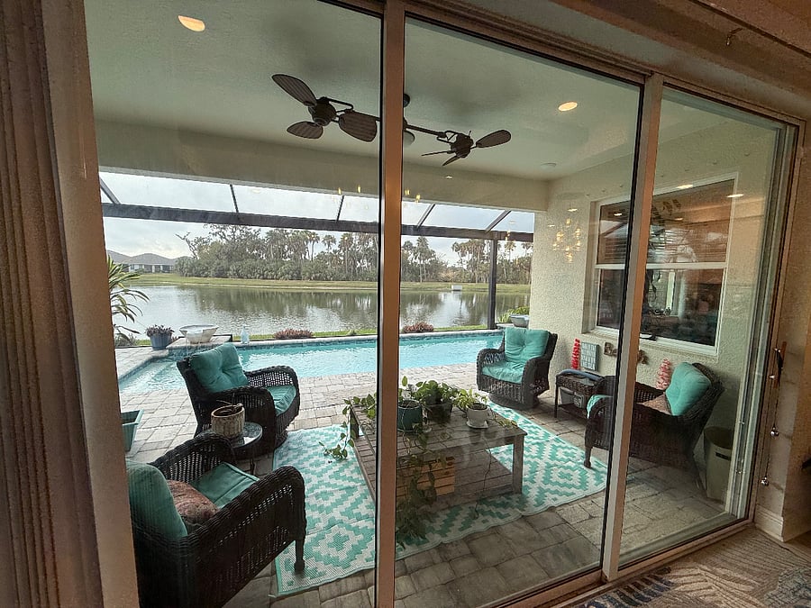 Ample outdoor seating for reading, relaxing, and sunbathing.