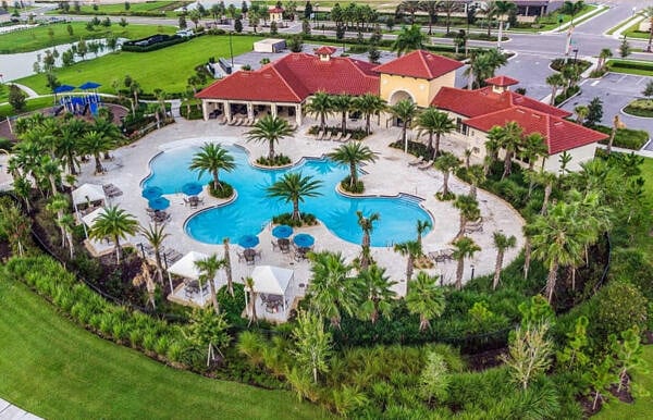 Resort style neighborhood pool and gym location.