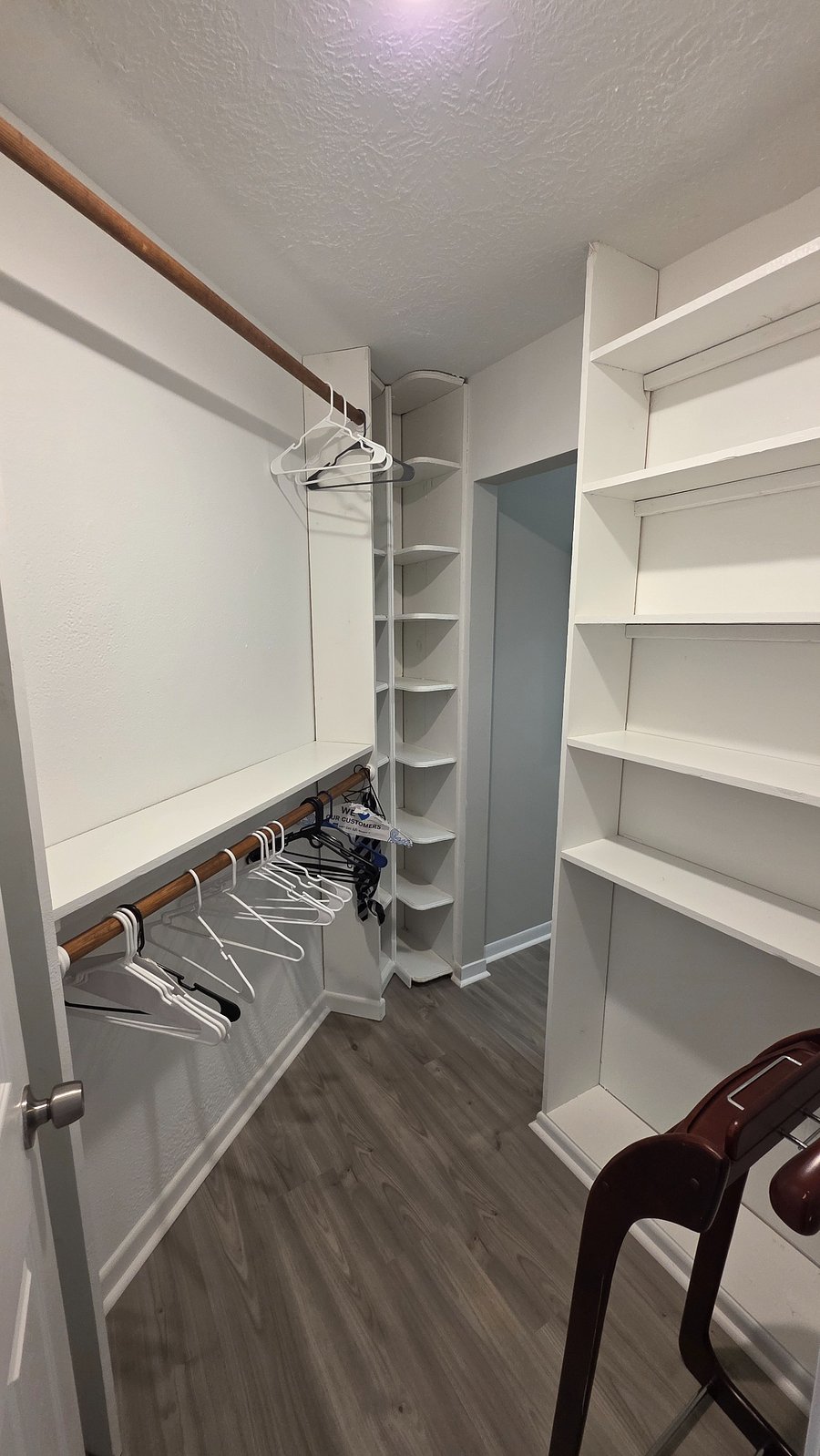 master walk-in closet