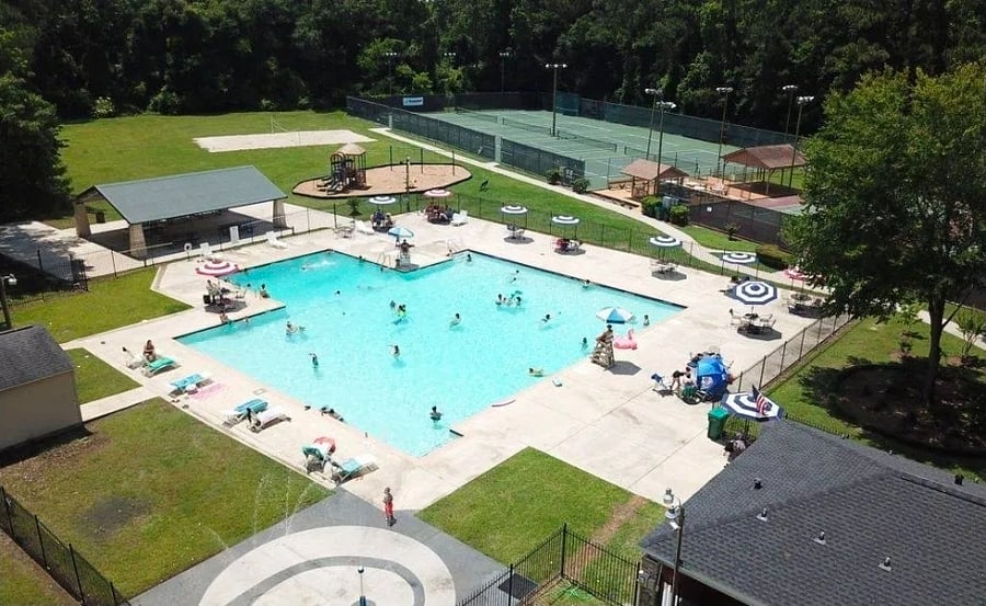 community pool - tennis courts basketball courts located in the back of neighborhood