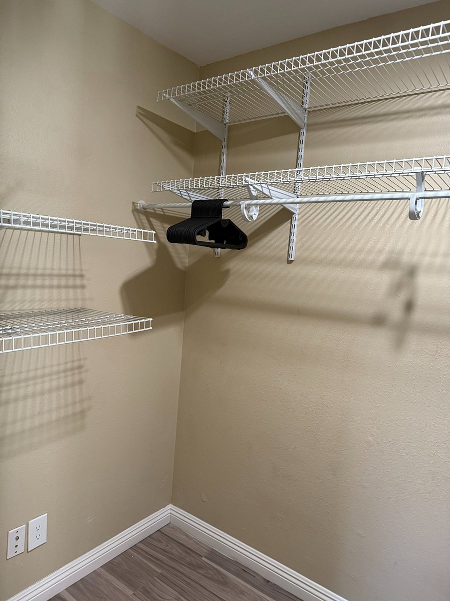 The other end of the closet