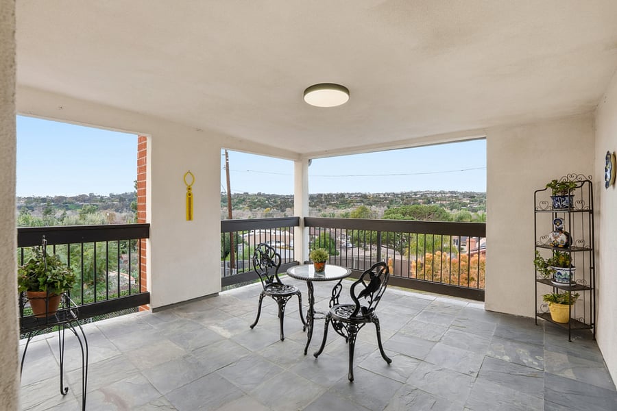 Master patio bistro with panoramic views