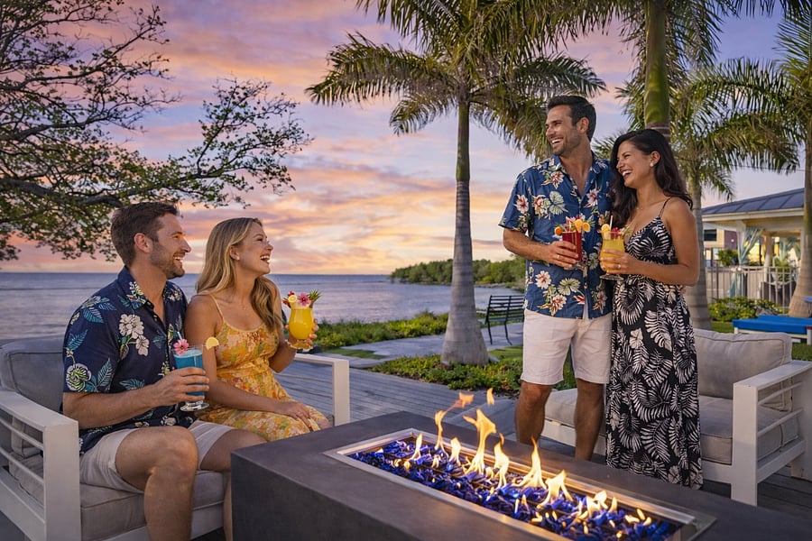 Oceanside fire pit