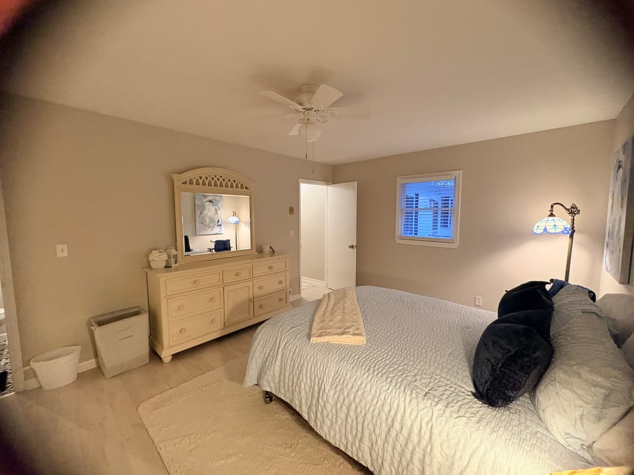 Queen bedroom.