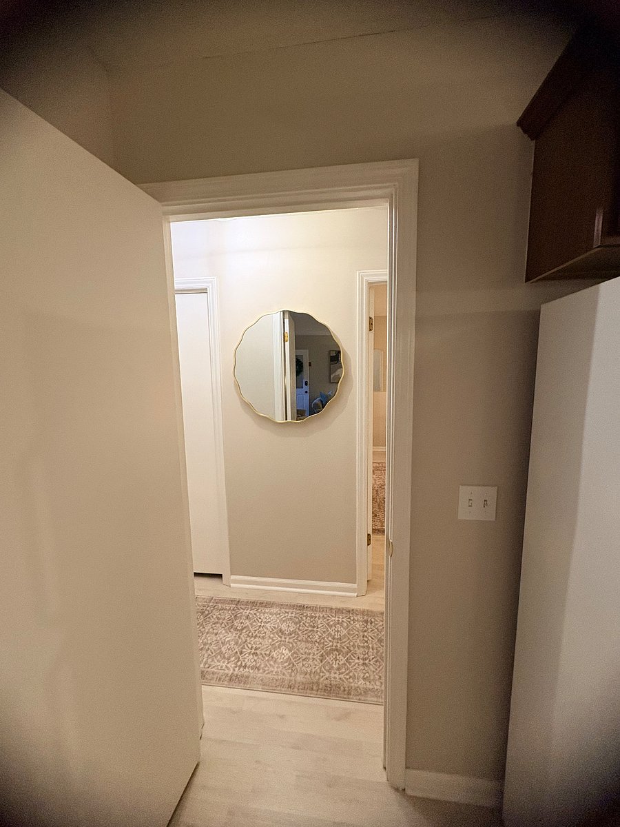 Hallway from living/kitchen/dining to bedrooms
