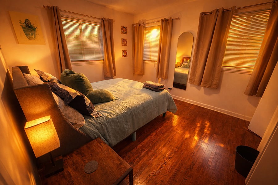 Junior primary complete with a queen size bed.