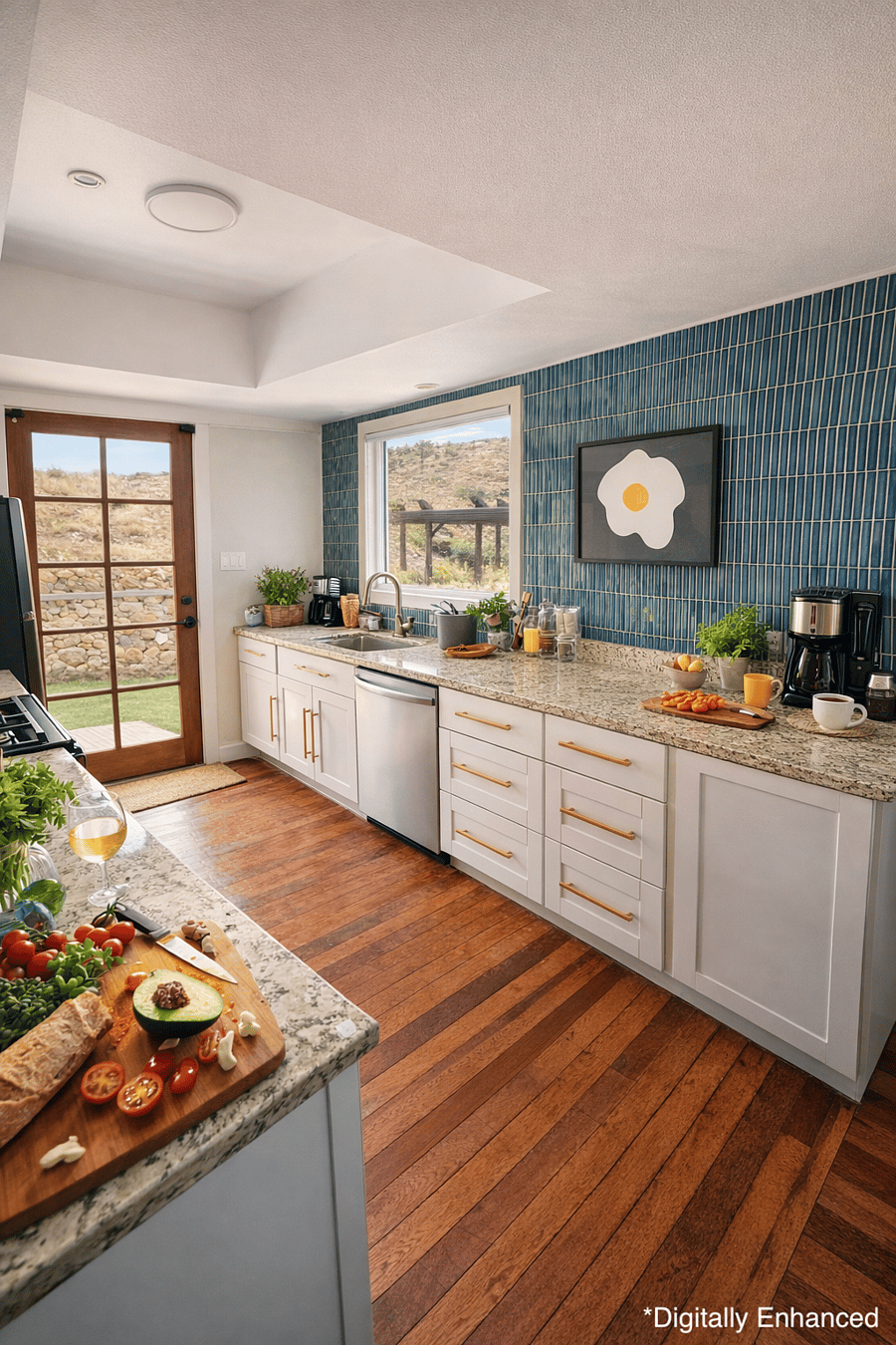Enormous amount of custom granite countertops for the chef in you.