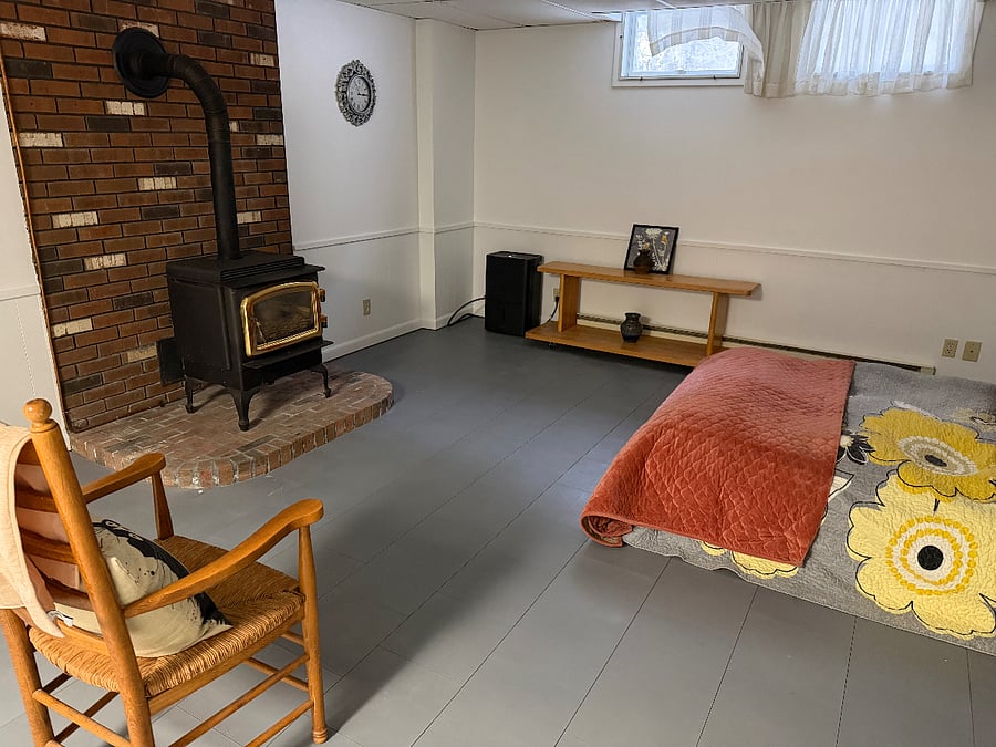 Basement with washer/dryer and lots of possibilities