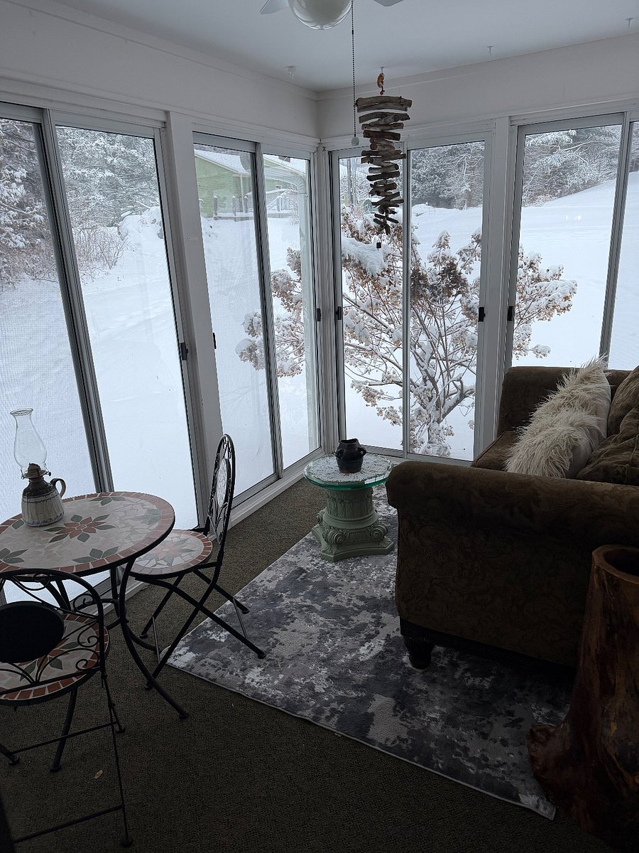 Attached secluded sunroom