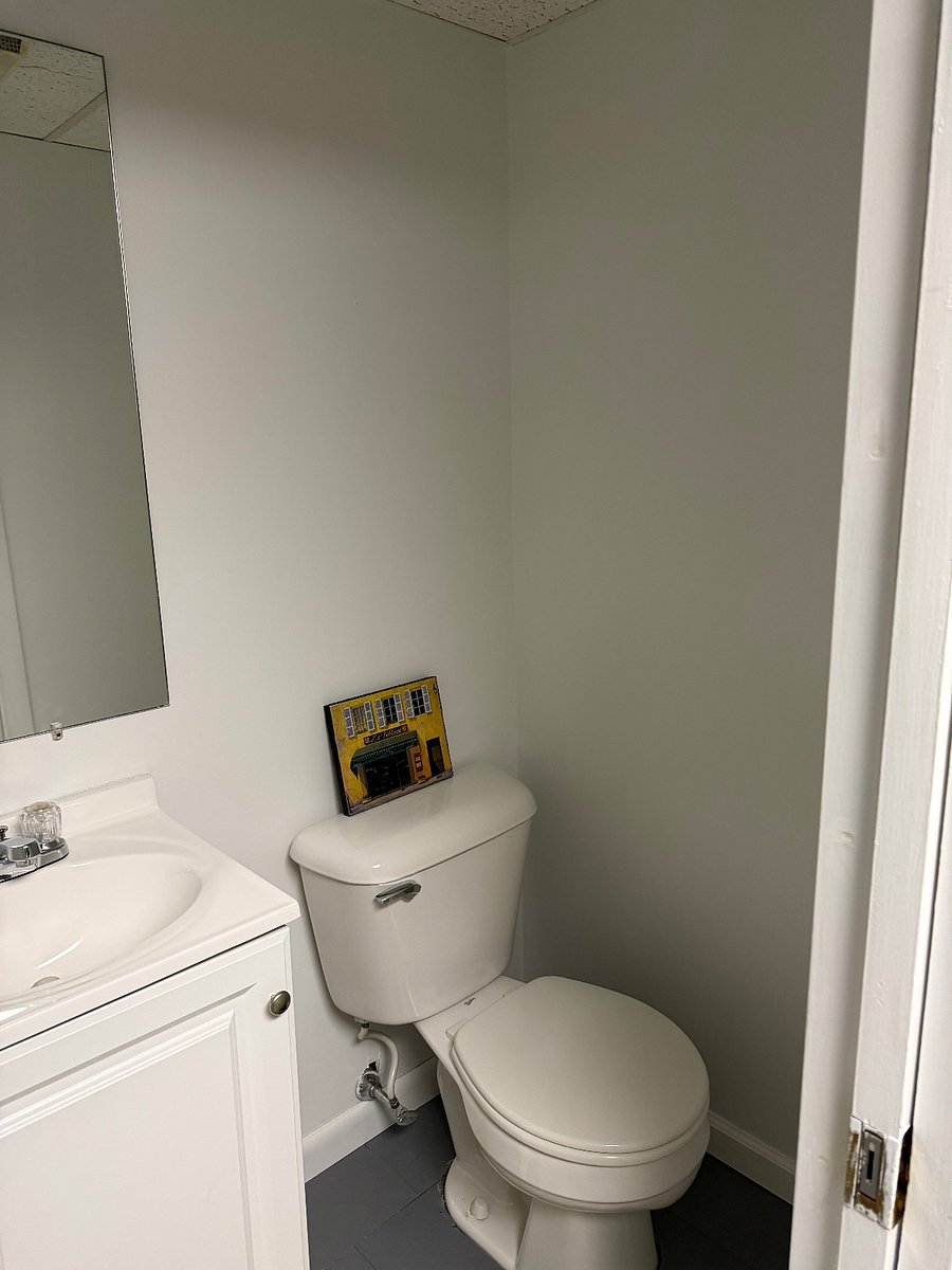 Half bath in basement
