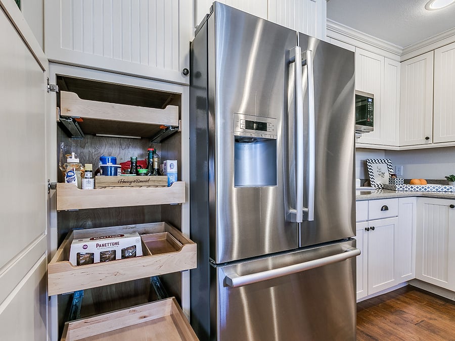 Spacious Pantry. 