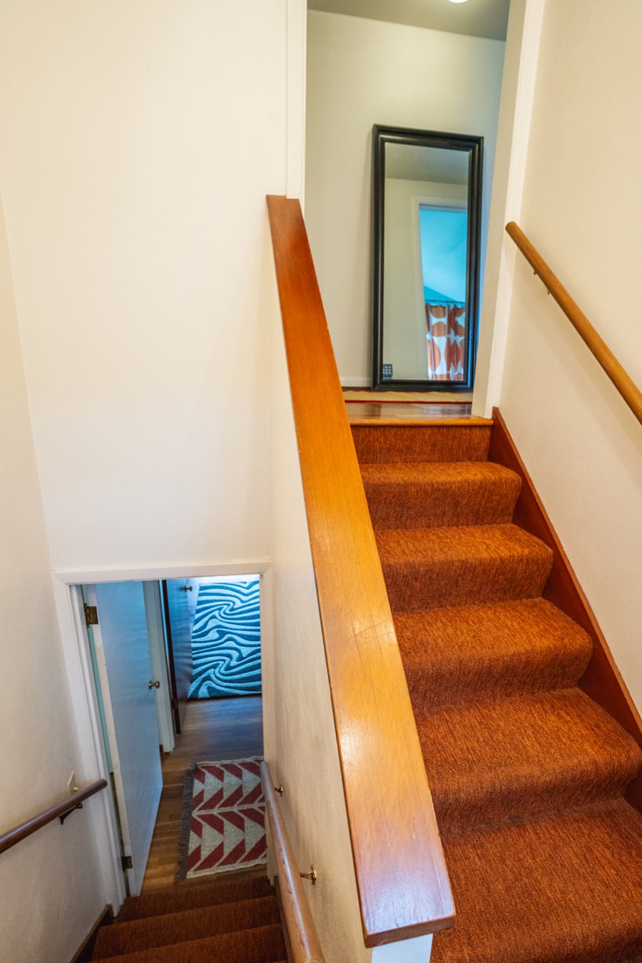 Stairway, main floor to 2nd floor.