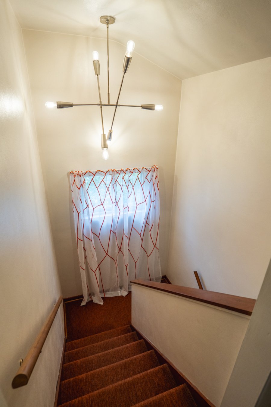Stairway, main floor to upstairs