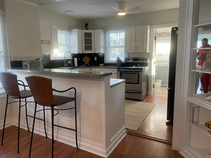 The "Fueling Station" -spacious space for baking and cooking