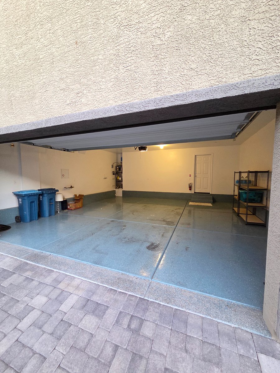 Road View - Garage Entrance