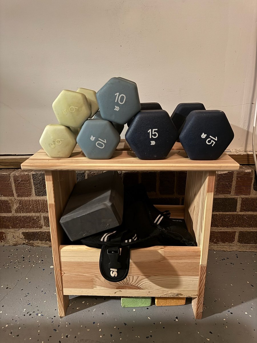 Hand weights, weighted vest, resistance bands