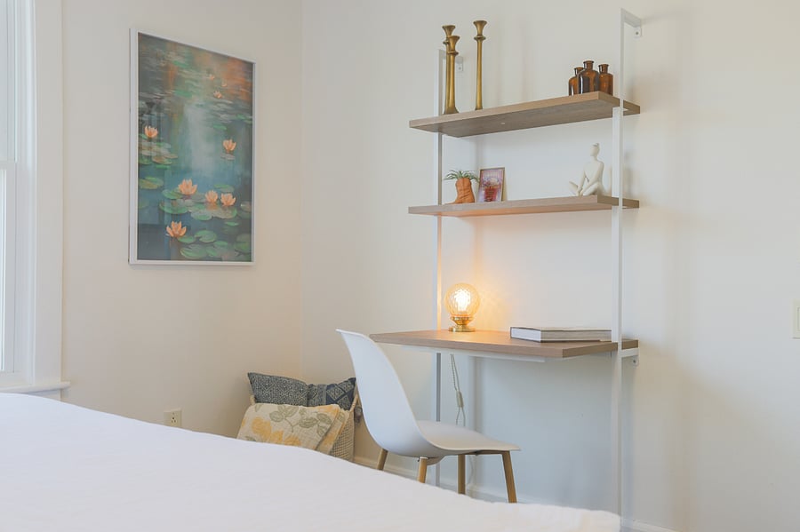 Private desk in each bedroom