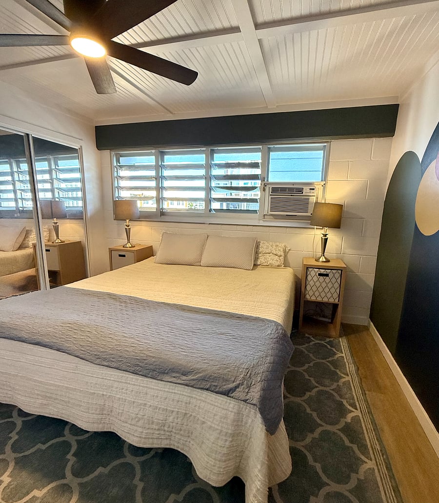 Bedroom 1 with California King bed