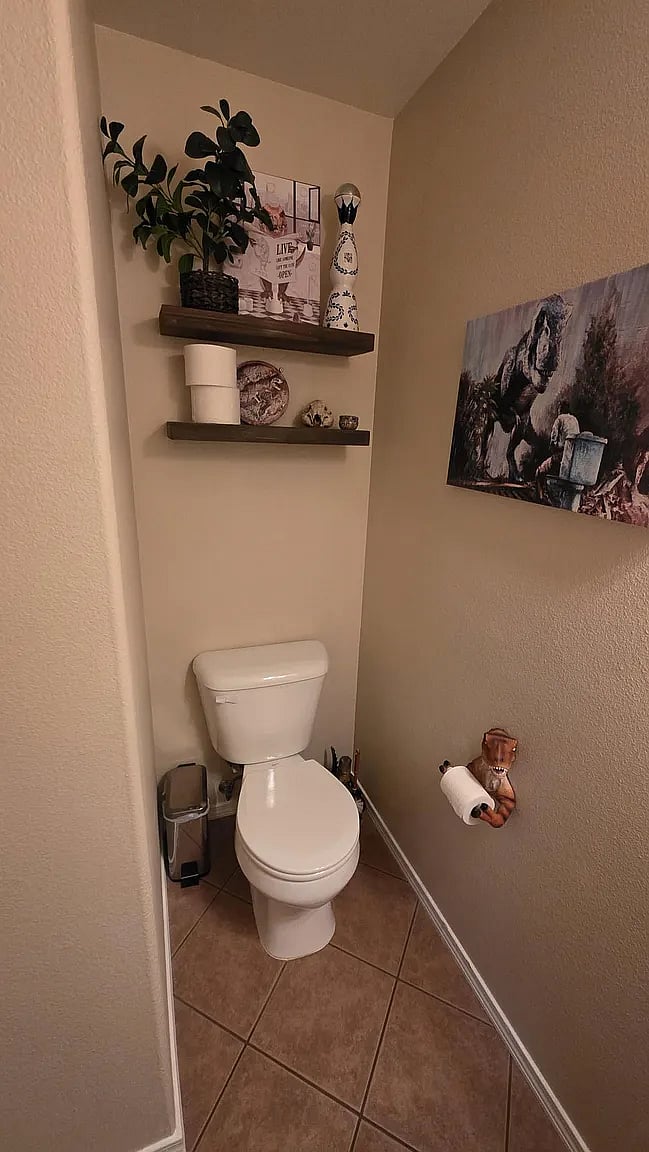 Shared half bath on main floor