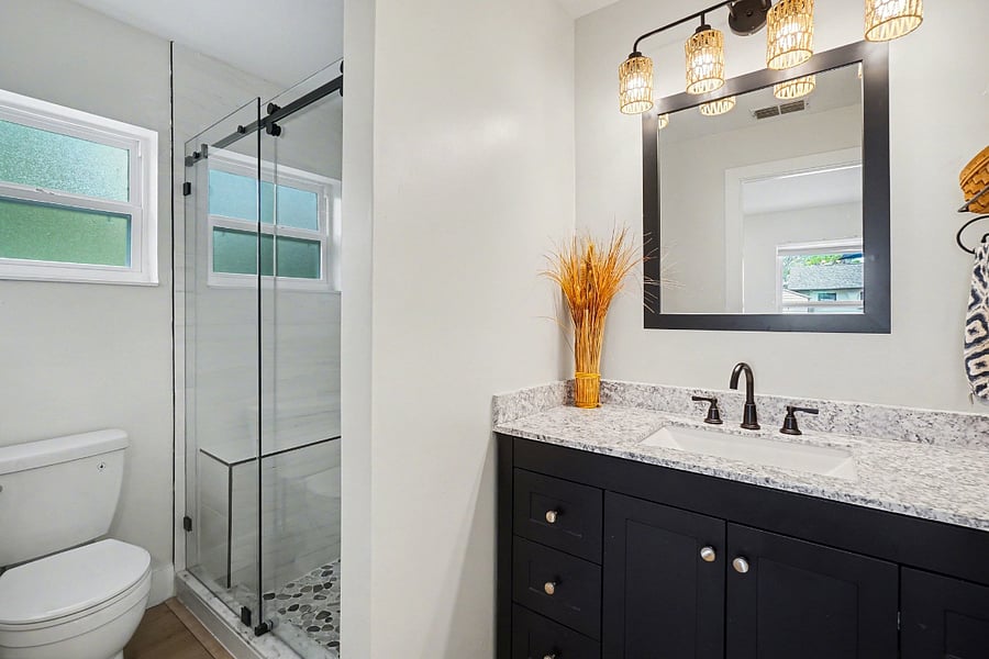 Large shower!
