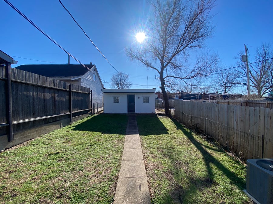 Fenced Back Yard