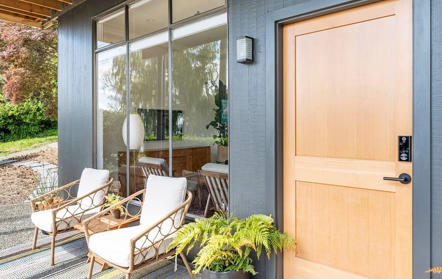 Covered patio.
