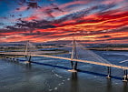 Ravenal Bridge to Mt Pleasant 2.5 miles from downtown.