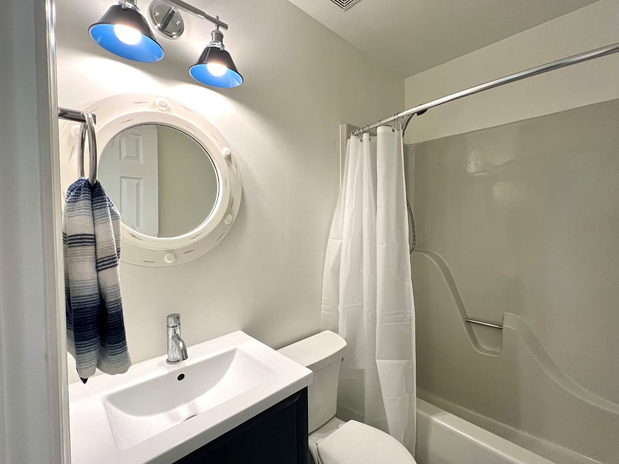 Full bathroom upstairs