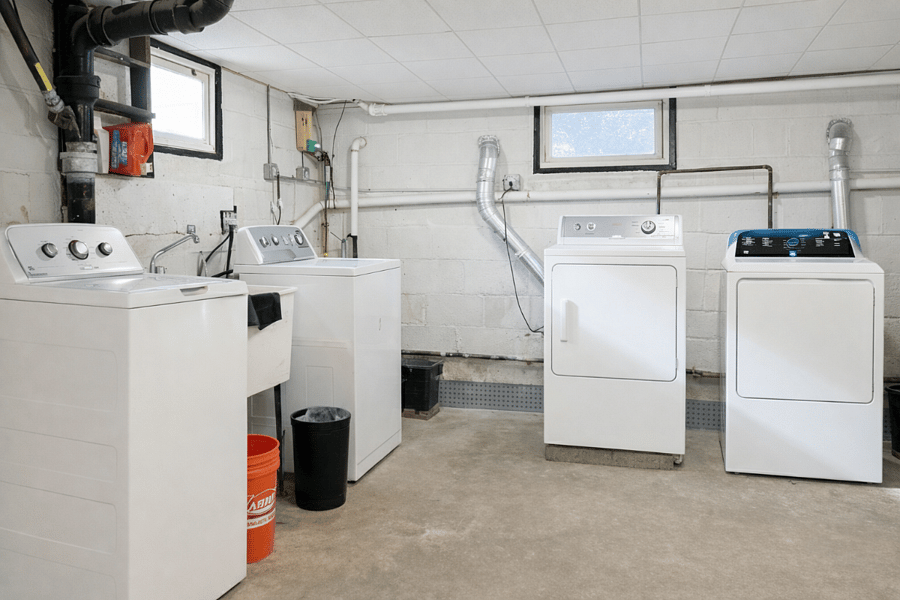 Basement Laudry Room- One Set of Washer & Dryer