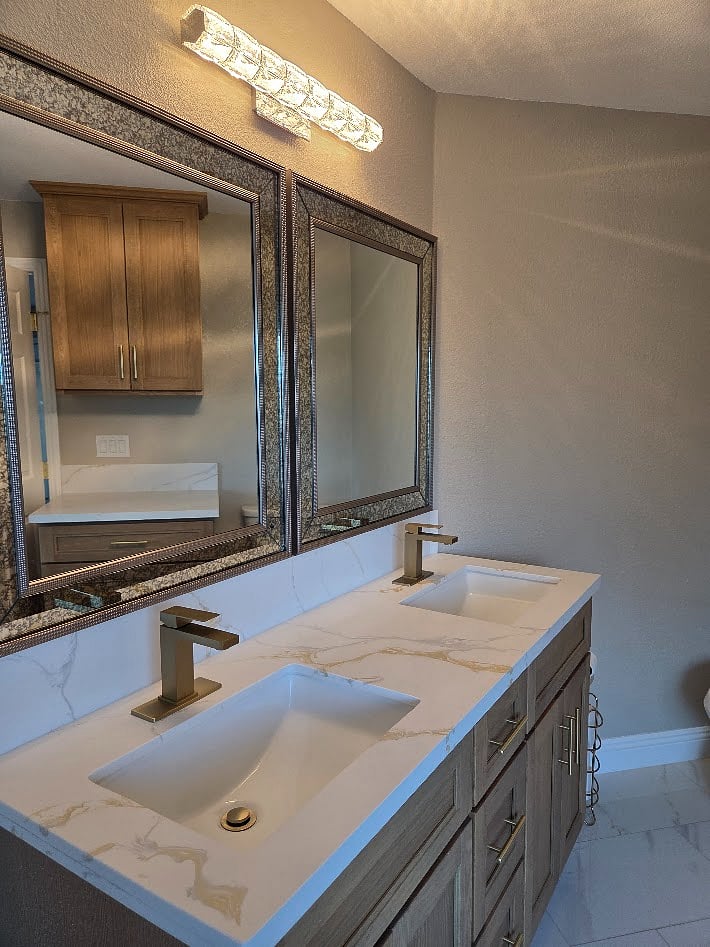 Vanities in Master Bathroom