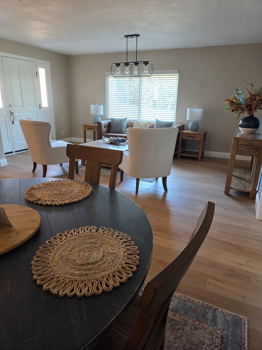 View of front room area from Dining Table