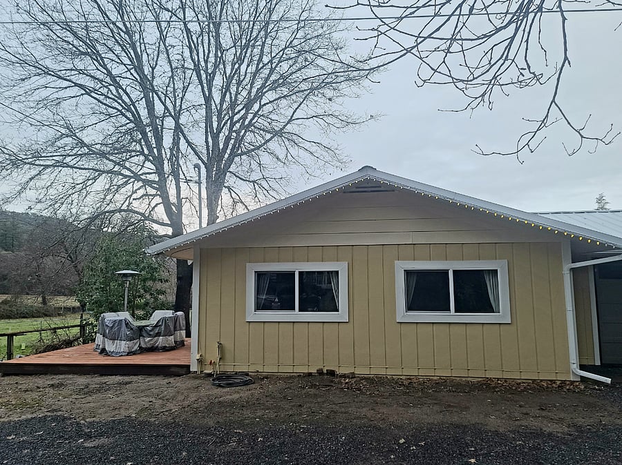 Newly painted exterior with private deck and separate entrance.