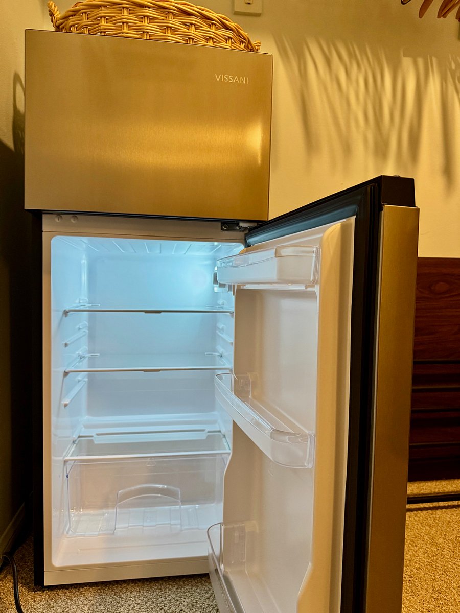 It holds a surprising amount of food and beverages. 