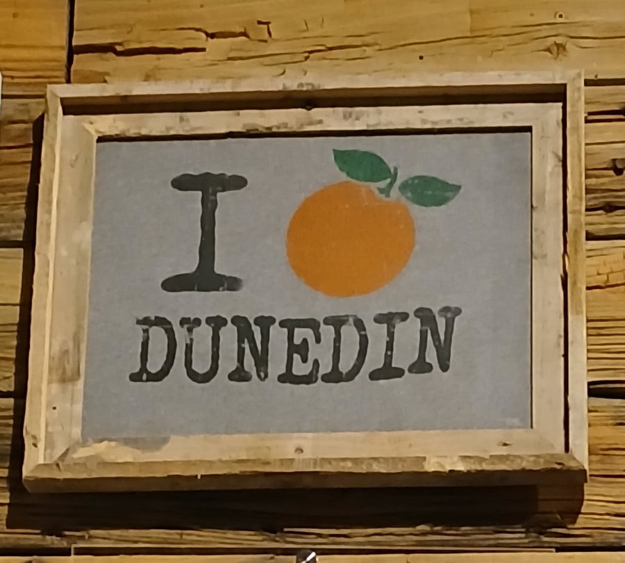 Dunedin 1 mile away. Lots of food and spirits. We love our downtown!