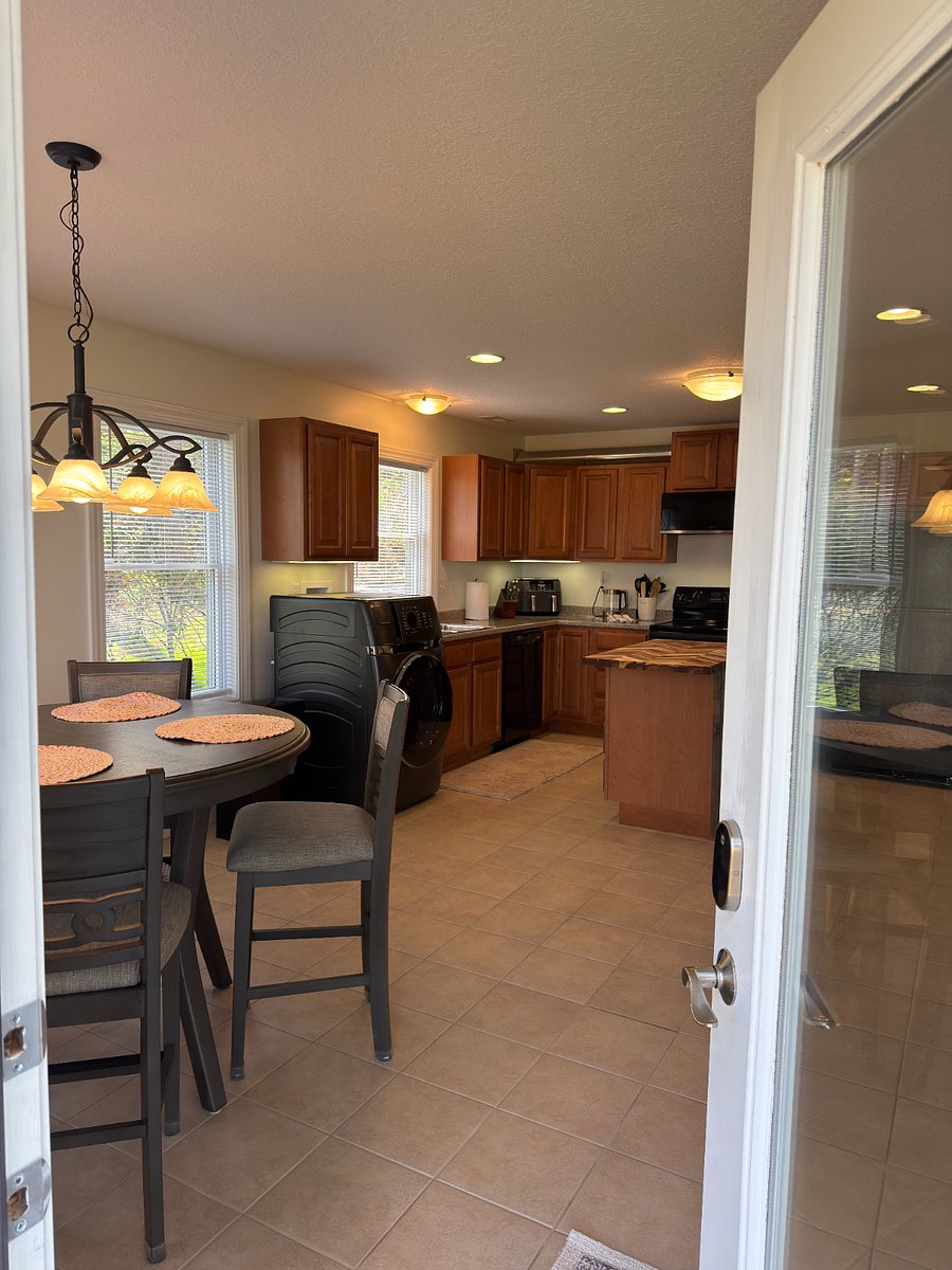 Apartment entrance and kitchen