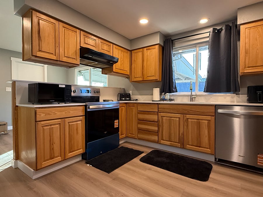 Furnished Kitchen and Dining Room