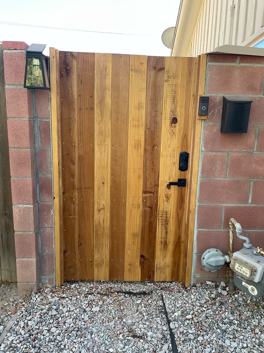 Private entrance with touchpad lock, Ring doorbell, and app access.