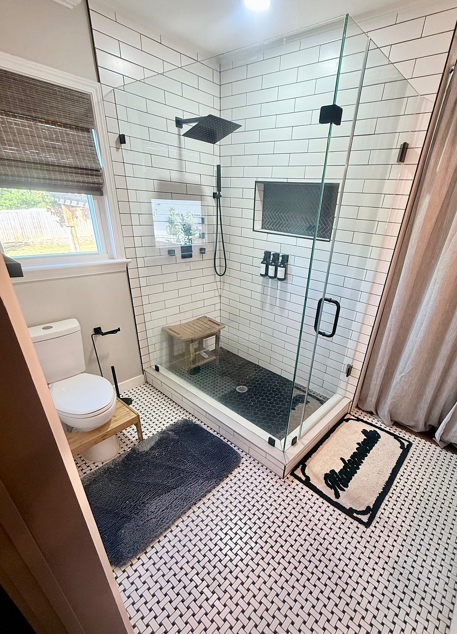 Primary bathroom downstairs 