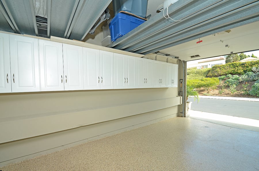 Garage with Epoxy Flooring