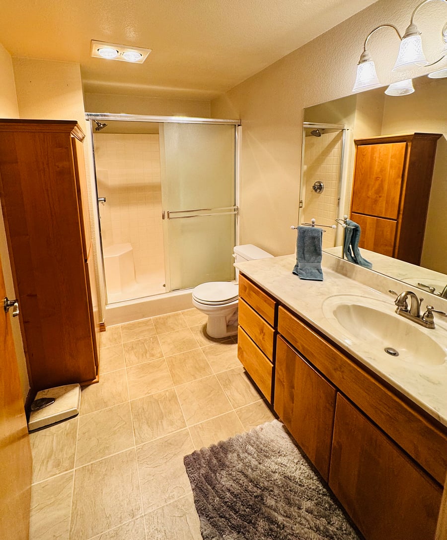 In-suite bathroom 