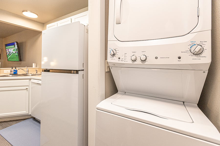 Washer and Dryer off of the kitchen