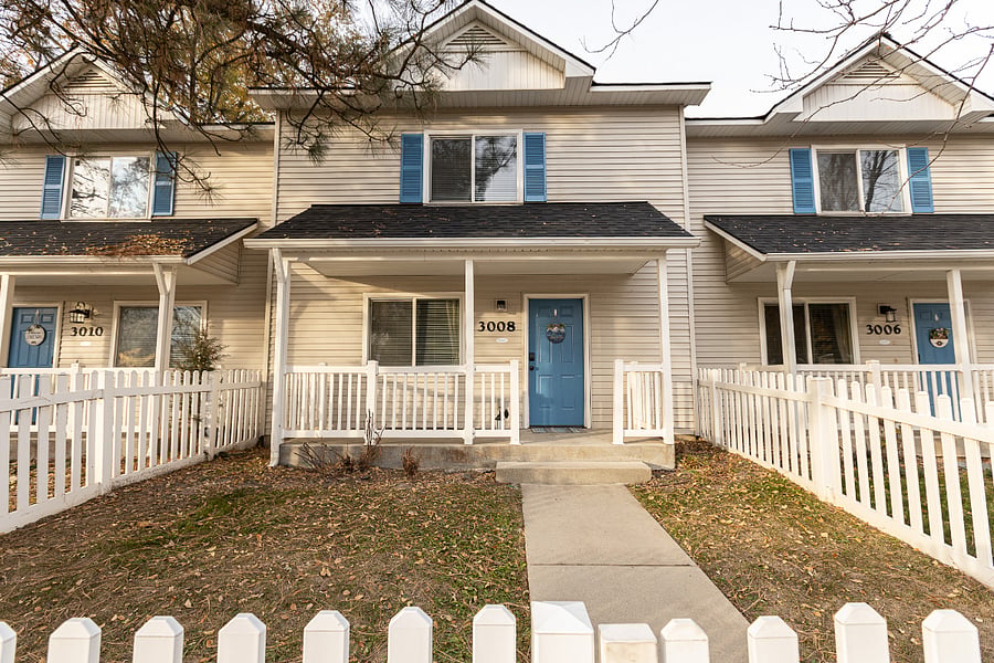 Fenced front yard