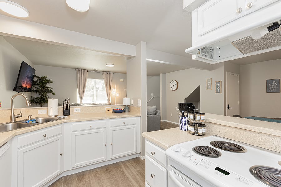 Kitchen in fully stocked
