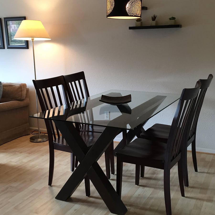 Dining space perfect for meals or remote work