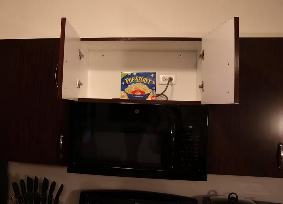 We don't keep any perishable foods in the Suite, but there is popcorn ;)