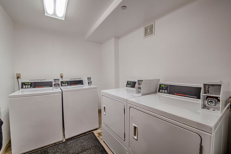 Washing machine & dryer - coin operated 