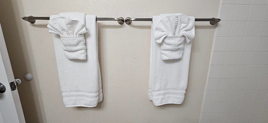 Towels ready