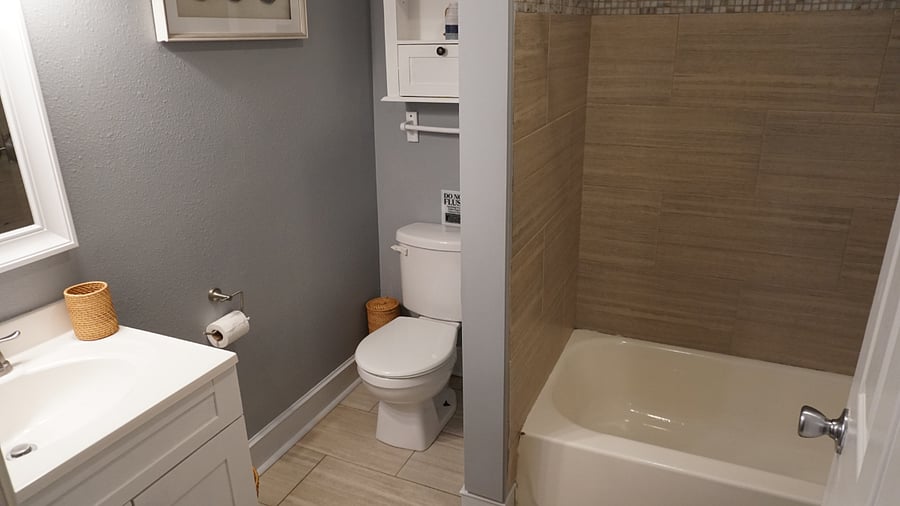 On suite master bathroom