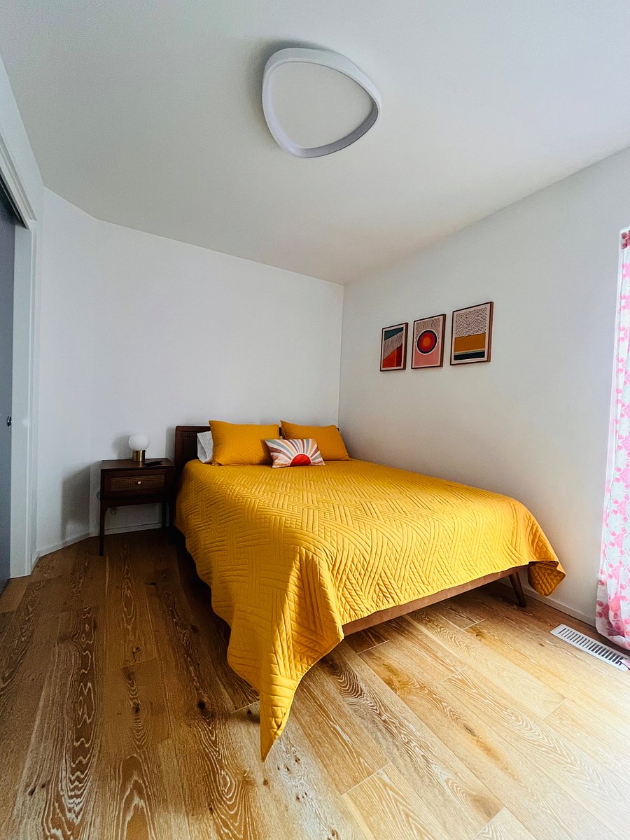2nd bedroom with queen bed. Large closet and dresser. Smart TV